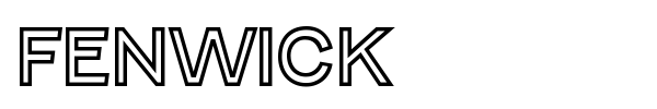Fenwick font preview